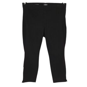 NYDJ Alina Skinny Jeans Black Lift Tuck High Rise Pull On Dark Wash Denim 18W